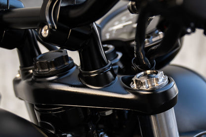 Stem Nut Godfather Titanium Black 1pc T100/T120 Speed Twin 900 Scrambler 900