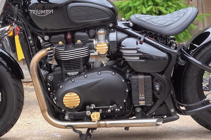 Footrest, Brass, 2 pcs, Bonneville Bobber
