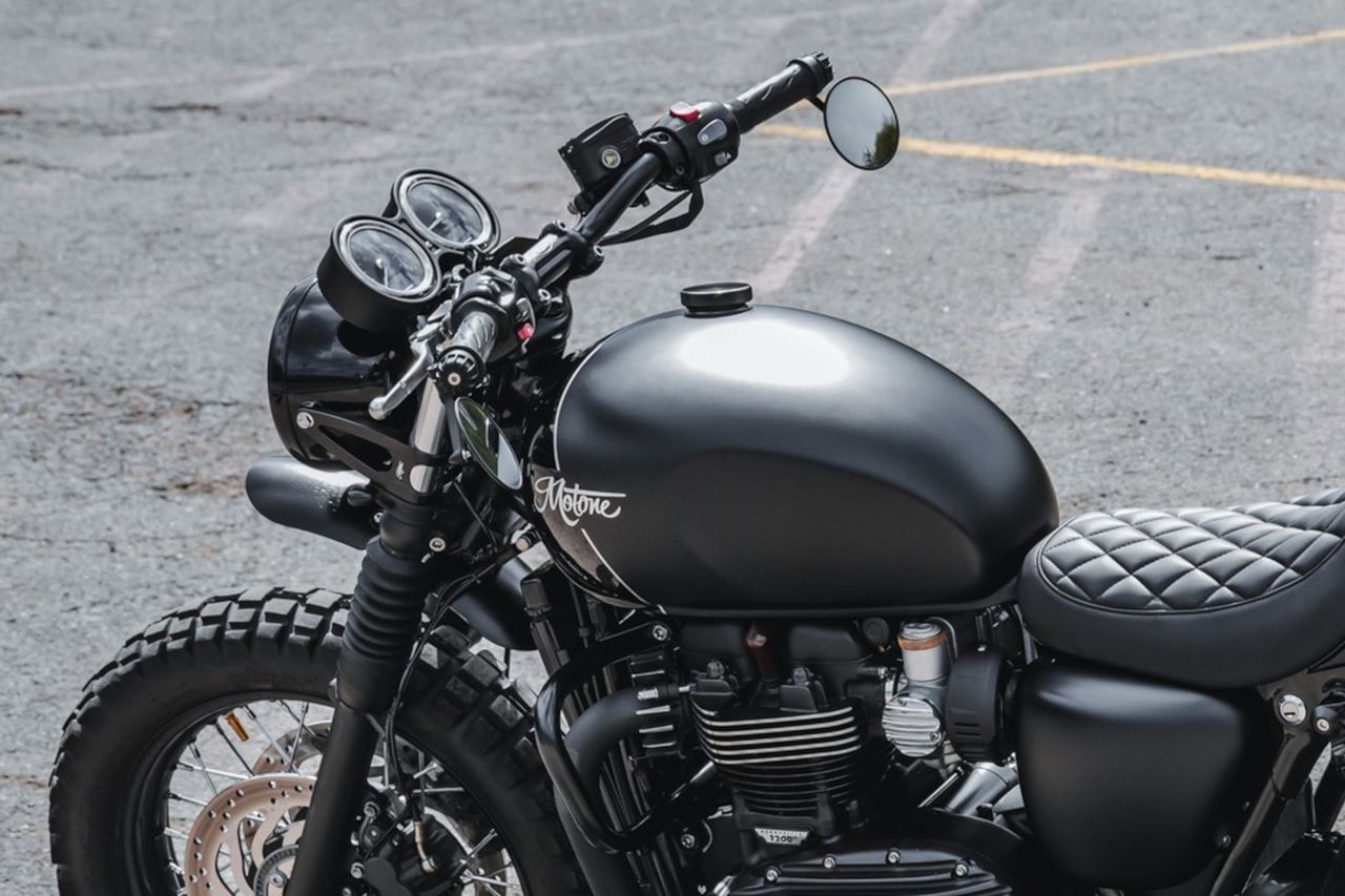 メーターカバー スピードカフ ブラック 1個 T100/T120 スラクストン1200 スピードツイン1200