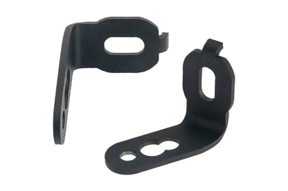 Rear Blinker Stays License Plate Mount Black 2 Pieces M8/M10/OEM