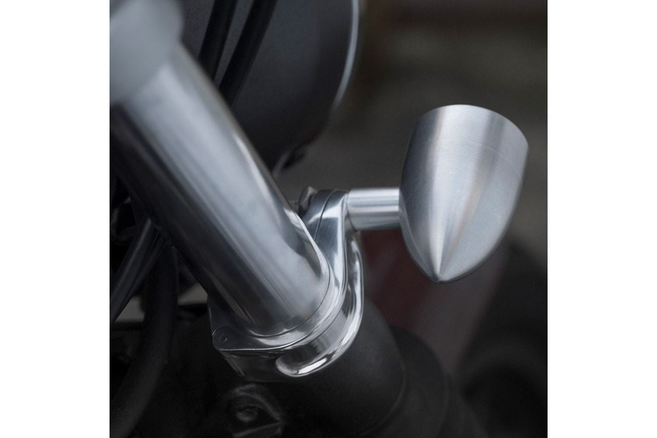 Front Turn Signal Stays Clampitz Polished 41mm Fork Clamps 2pcs M8/M10 for T100/T120 Speed Twin 900 Scrambler 900