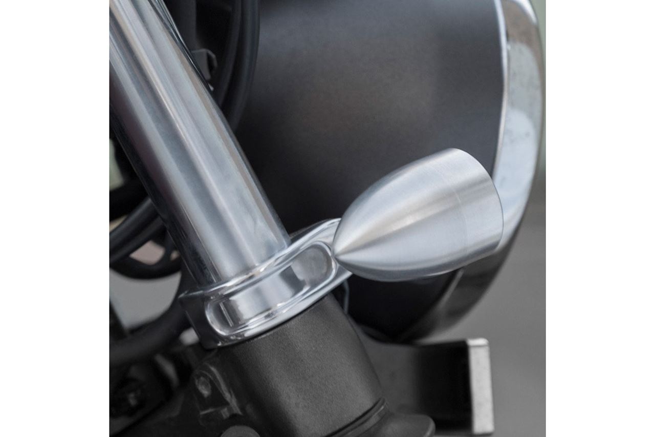 Front Turn Signal Stays Clampitz Polished 41mm Fork Clamps 2pcs M8/M10 for T100/T120 Speed Twin 900 Scrambler 900