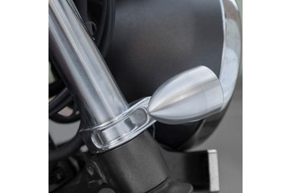 Front Turn Signal Stays Clampitz Polished 41mm Fork Clamps 2pcs M8/M10 for T100/T120 Speed Twin 900 Scrambler 900