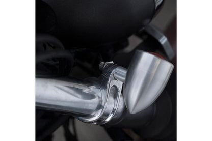Front Turn Signal Stays Clampitz Polished 41mm Fork Clamps 2pcs M8/M10 for T100/T120 Speed Twin 900 Scrambler 900