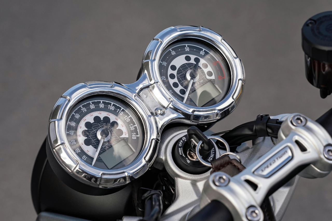 Meter Cover Peerless Polished 1pc T100/T120 Thruxton1200 Speed Twin1200