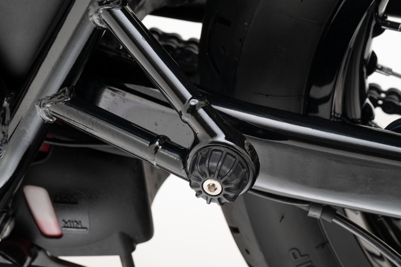 Tandem Step Blanking Plates, Casablanca Black, 2 pieces, T100/T120 Speed Twin 900 Thruxton/R/RS