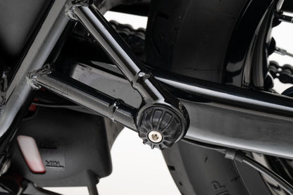 Tandem Step Blanking Plates, Casablanca Black, 2 pieces, T100/T120 Speed Twin 900 Thruxton/R/RS