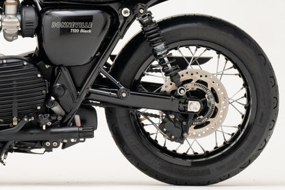 Tandem Step Blanking Plates, Casablanca Black, 2 pieces, T100/T120 Speed Twin 900 Thruxton/R/RS