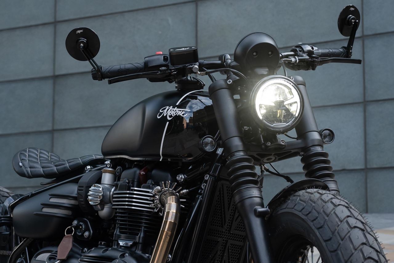 Fork Shroud Blinker Stays SPATZ Black 47mm 2 pcs SPATZ for M8/M10/Stock Bonneville Bobber Speedmaster
