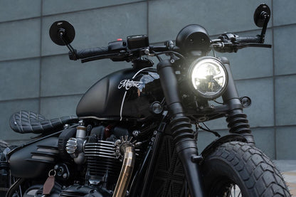 Fork Shroud Blinker Stays SPATZ Black 47mm 2 pcs SPATZ for M8/M10/Stock Bonneville Bobber Speedmaster