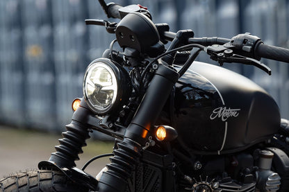 Fork Shroud Blinker Stays SPATZ Black 47mm 2 pcs SPATZ for M8/M10/Stock Bonneville Bobber Speedmaster
