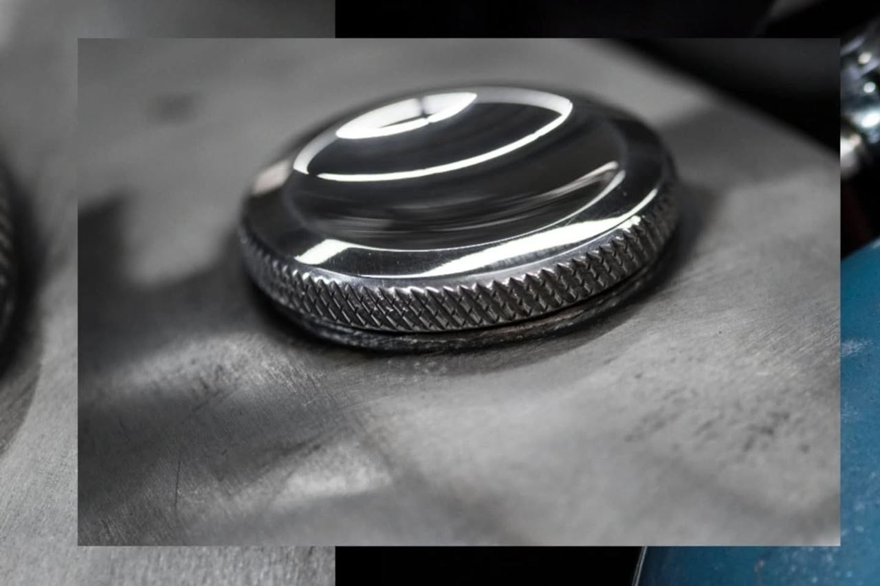 Tank Cap, Jetson, Polished, 1 pc., T100/T120, Speed Twin 900, Scrambler 900