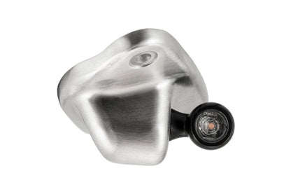 Rear turn signal stays for Bonneville Bobber, under-seat mount, M8, brushed finish, set of 2