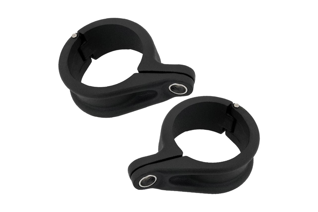 フロントウインカーステー クランピッツ フォーククランプ ブラック 35mm 2個 M8/M10 汎用