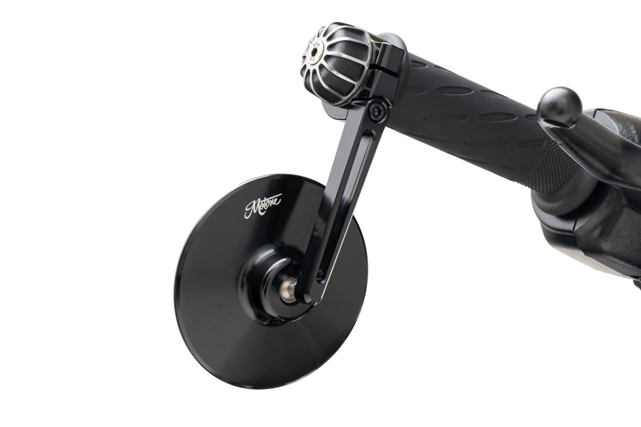 Bar End Mirror Turismo Black 100mm 1 pc Speed Twin 900 Scrambler 900