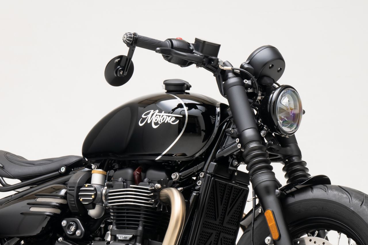 Bar End Mirror Turismo Black 100mm 1 pc Speed Twin 900 Scrambler 900
