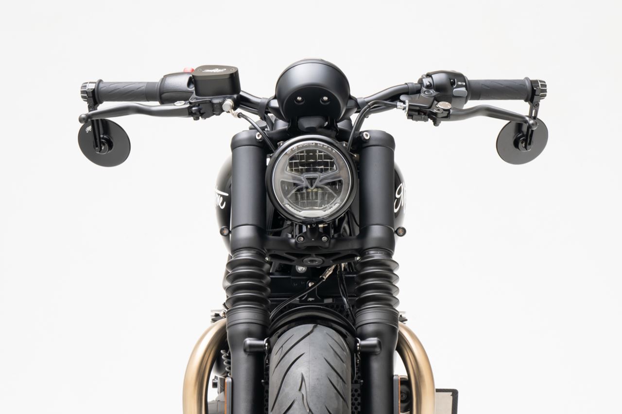 Bar End Mirror Turismo Black 100mm 1 pc Speed Twin 900 Scrambler 900