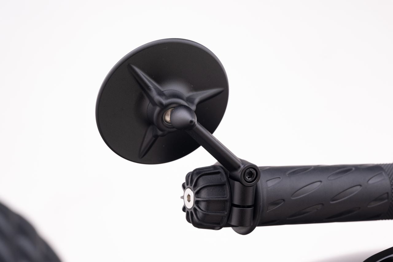Bar End Mirror Tri-Line Black 80mm 1pc for T100/T120 Speed Twin 900 Scrambler 900