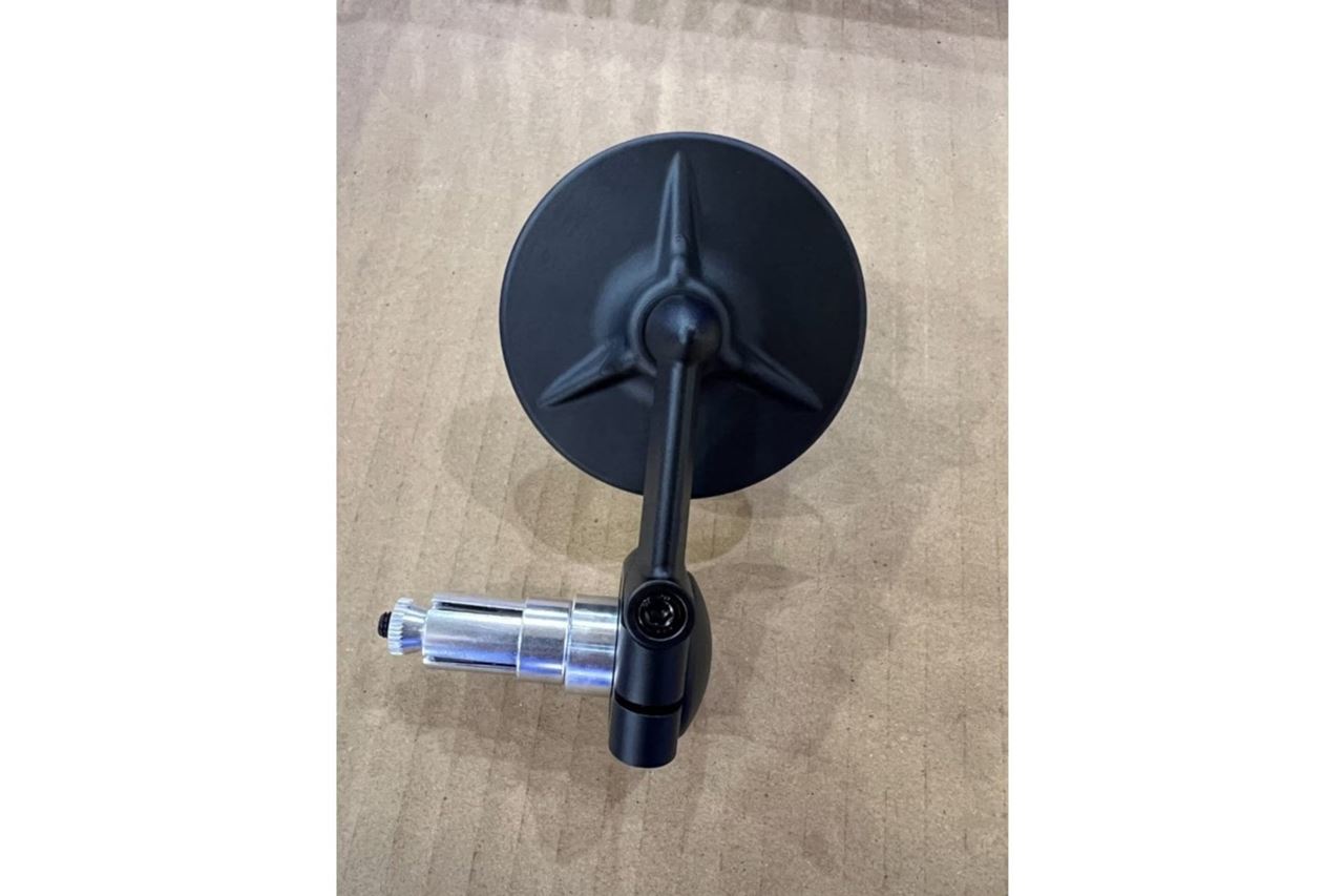 Bar End Mirror Adapter EXACT Black 22.2/25.4mm 2 pcs for Hollow Handlebars