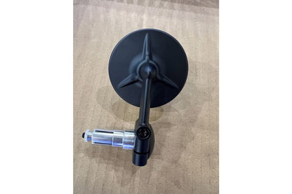 Bar End Mirror Adapter EXACT Black 22.2/25.4mm 2 pcs for Hollow Handlebars