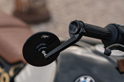 Bar End Mirror Adapters Black 2 pcs R nineT