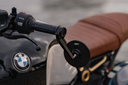 Bar End Mirror Adapters Black 2 pcs R nineT