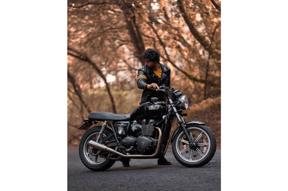 Seat Comfort Snake Tail Black 1pc Air Cooled T100 Scrambler Thruxton