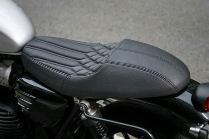 Seat, Rattler, Cafe Style, Black, 1 pc. T100/T120, Speed Twin 900, Scrambler 900