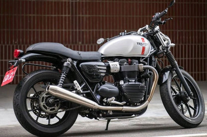 Seat, Rattler, Cafe Style, Black, 1 pc. T100/T120, Speed Twin 900, Scrambler 900