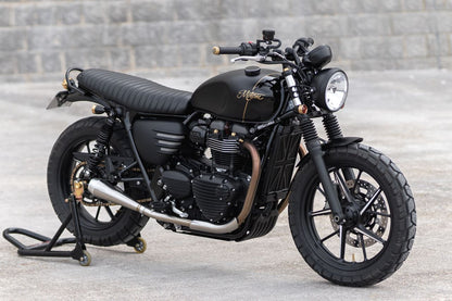 Seat Viper Rib Black 1 pc. T100/T120 Speed Twin 900 Scrambler 900
