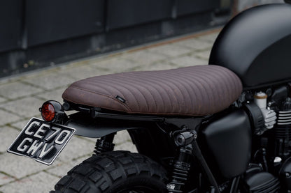 Seat Viper Rib Tobacco Brown 1 pc T100/T120 Speed Twin 900 Scrambler 900