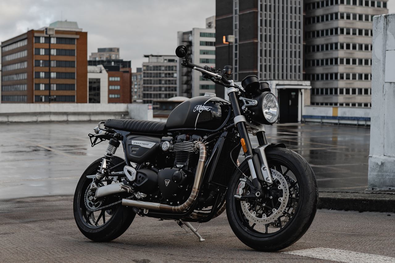 Seat Speedvaper Rib Black x 1, Speed Twin 1200