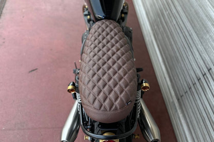 Seat Blackadder Diamond Stitch Tobacco Brown 1 pc T100/T120 Speed Twin 900 Scrambler 900