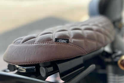 Seat Blackadder Diamond Stitch Tobacco Brown 1 pc T100/T120 Speed Twin 900 Scrambler 900