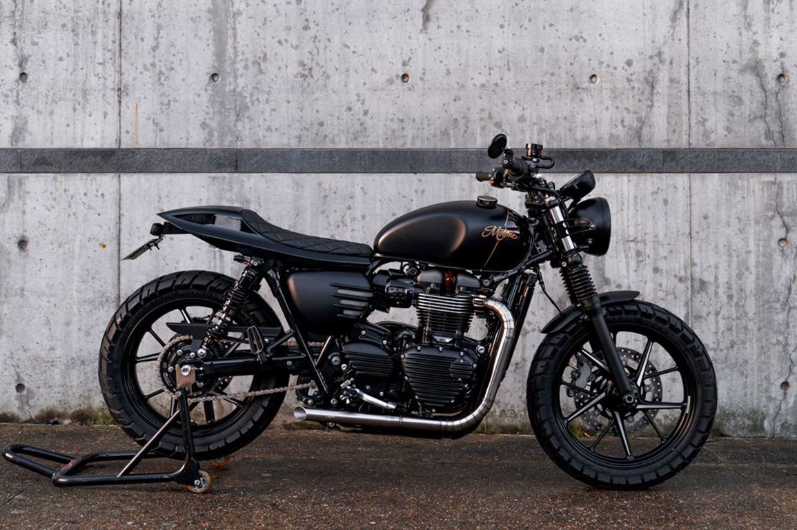 Seat Street Tracker Black 1pc T100/T120 Speed Twin 900 Scrambler 900