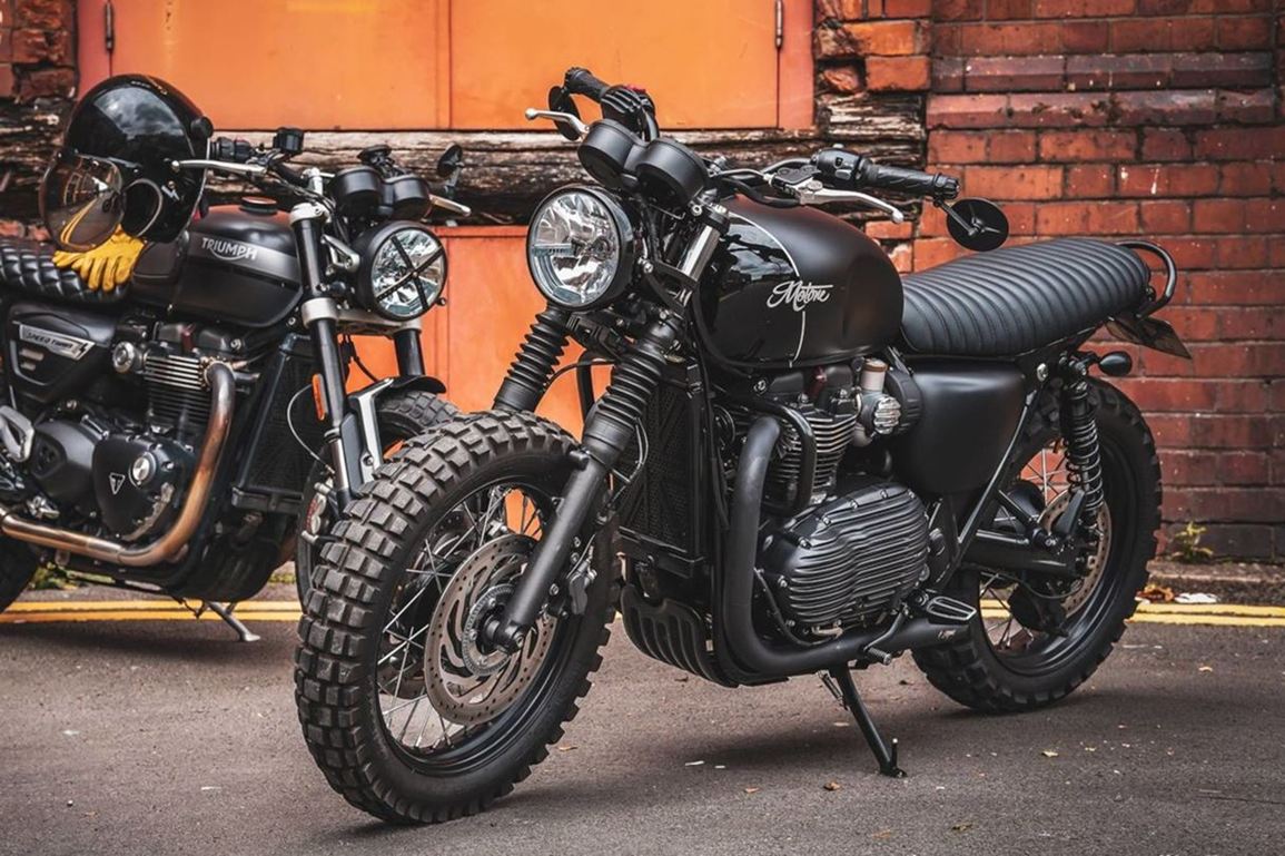 Seat Viper Mark 2 Black 1 pc. T100/T120 Speed Twin 900 Scrambler 900