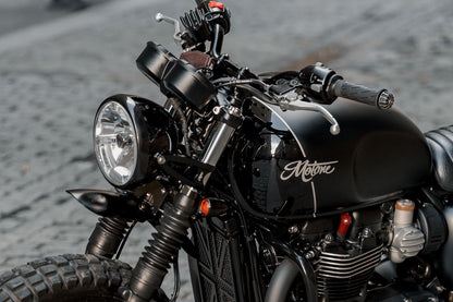 ヘッドライトステー スリングショット ブラック φ41 2個 T100/T120 スピードツイン900 スクランブラー900