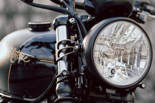 Headlight Stay Geiger Black φ41 2pcs Speed Twin 900 Scrambler 900 T100