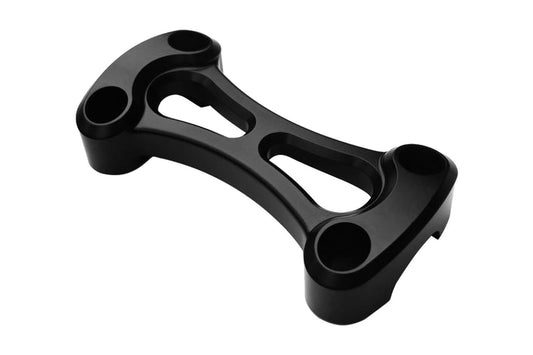 ハンドルバークランプ アルミ 1ピース ブラック 25.4mm 1個 空冷 ボンネビル T100