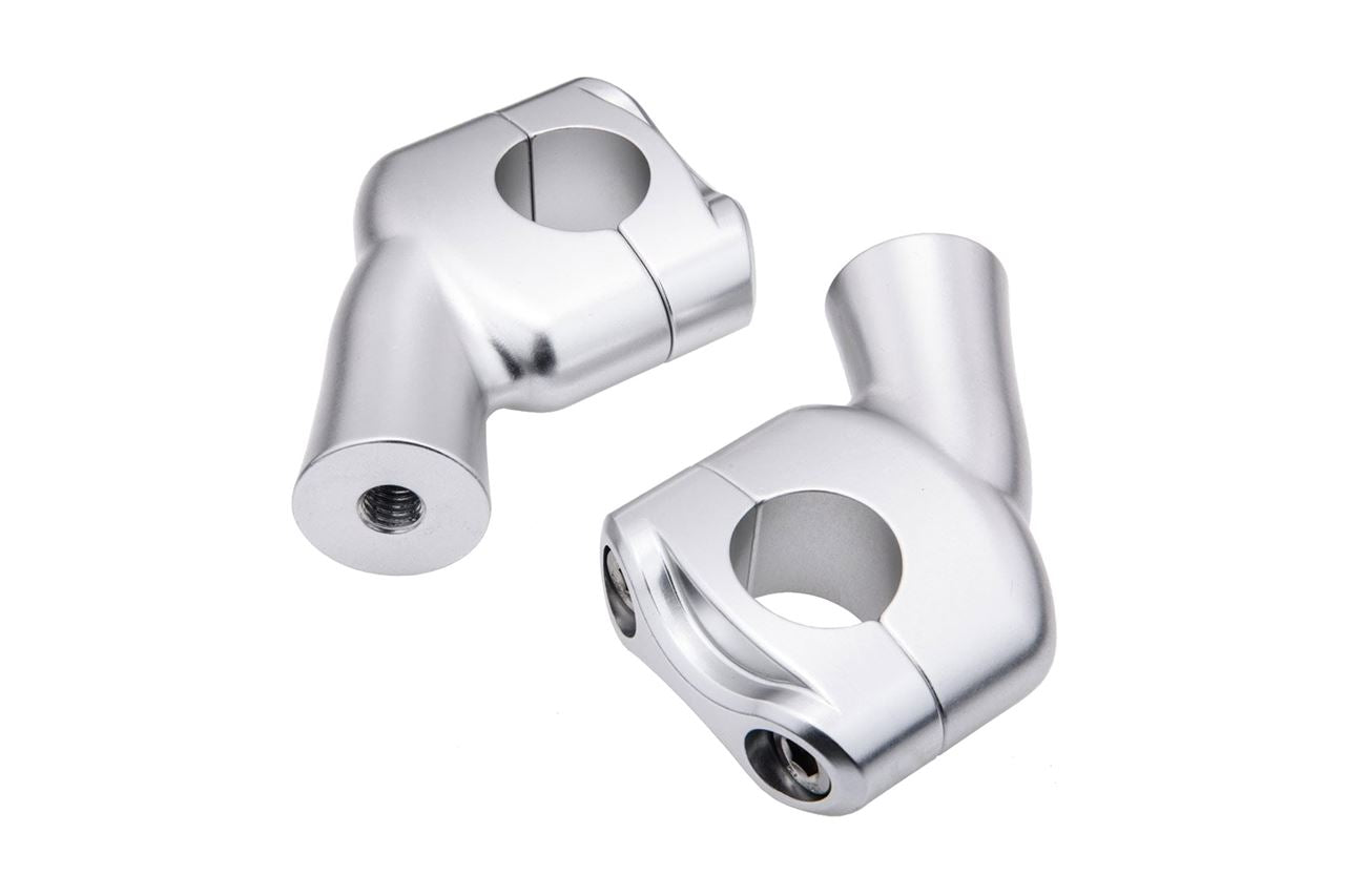 ハンドルライザー シルバー 25.4mm 左右セット T100/T120 ボバ― スピードマスター