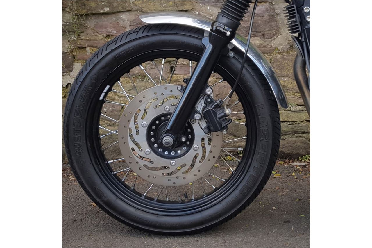 Front Fender Raceblade Aluminum Polished 1 pc. T100 Scrambler Thruxton