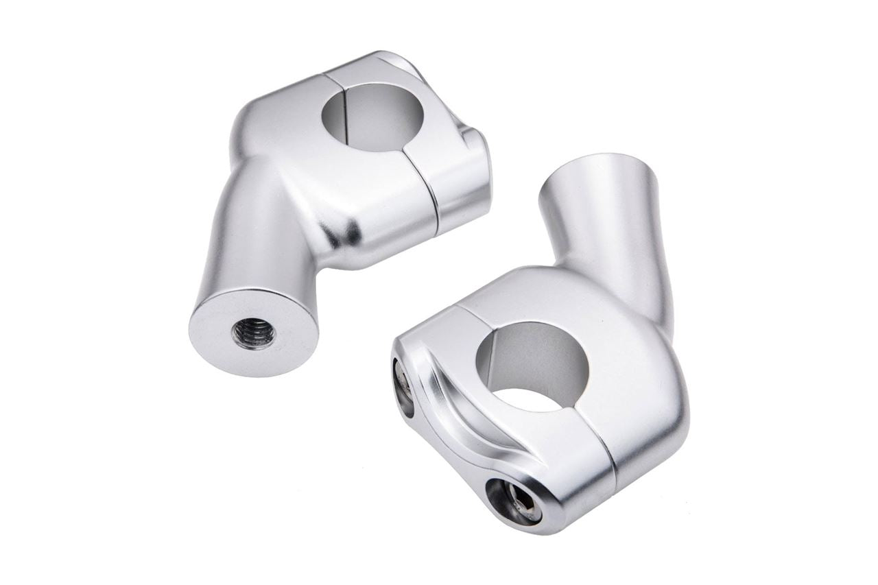 ハンドルライザー シルバー 28.6mm 左右セット Streetスクランブラー/スクランブラー900 スピードツイン1200