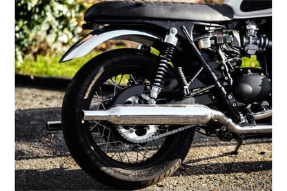 Rear Fender Short Type, Polished, 1 pc., Air-cooled T100, Scrambler, Thruxton