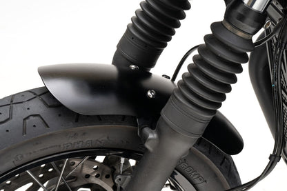 Front Fender, Shorty, Aluminum, Black, 1 pc. for T100/T120, Speed Twin 900, Scrambler 900