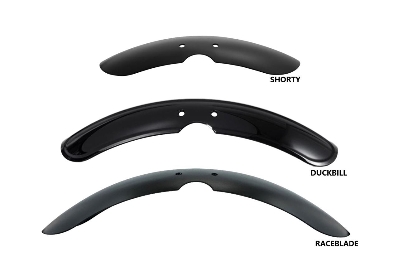 Front Fender Race Blade Aluminum Black 1pc T100/T120 Speed Twin 900 Scrambler 900
