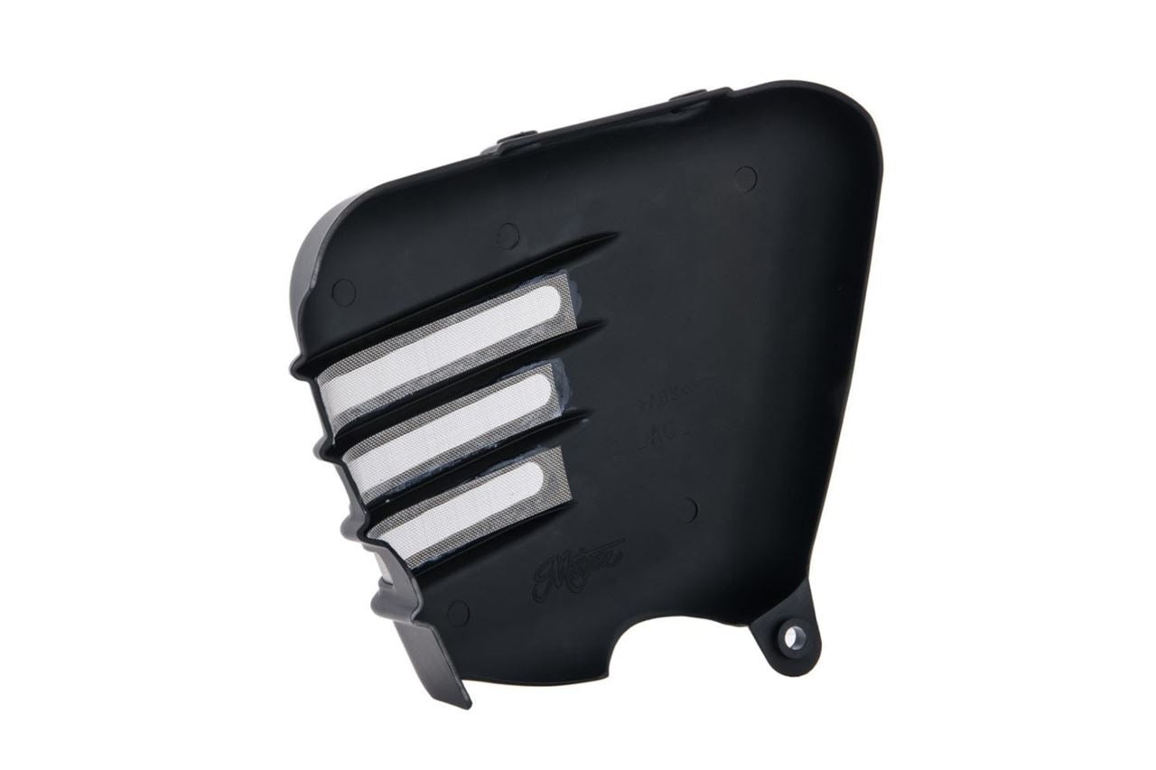Side Cover Ribbed Matte Black Left Side Air-Cooled Scrambler