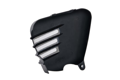 Side Cover Ribbed Matte Black Left Side Air-Cooled Scrambler