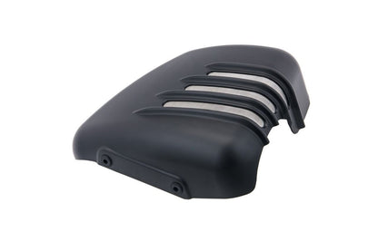 Side Cover Ribbed Matte Black Left Side Air-Cooled Scrambler