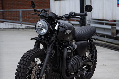 ハイマウント フロントフェンダーステー ブラック 1セット T100/T120 ストリートツイン Streetスクランブラー