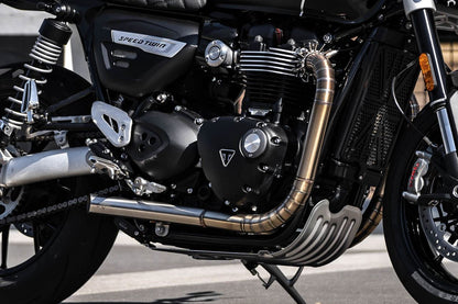 アンダーガード ディフェンダー アルミ シルバー 1個 T100/T120 スピードツイン900 スラクストン/R/RS